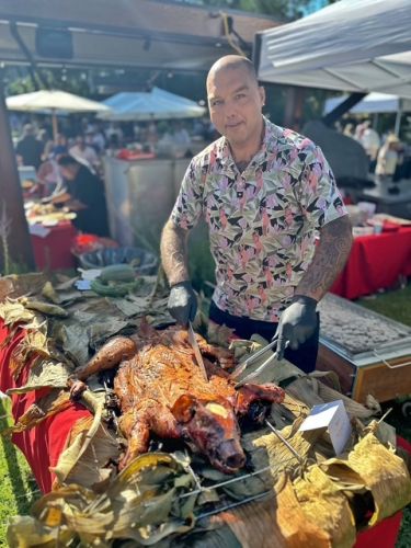 authentic pig roast